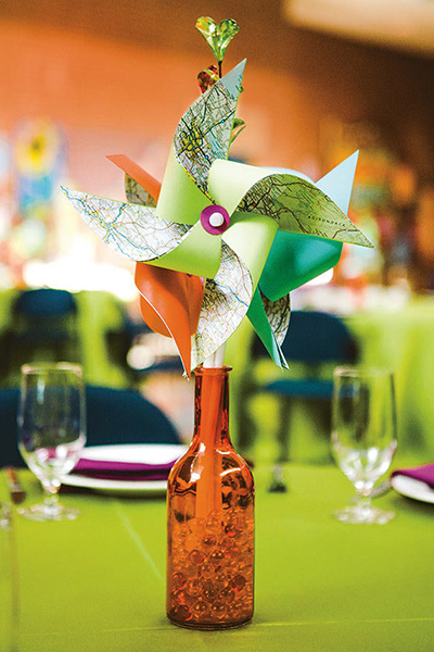 Recycled Centerpieces