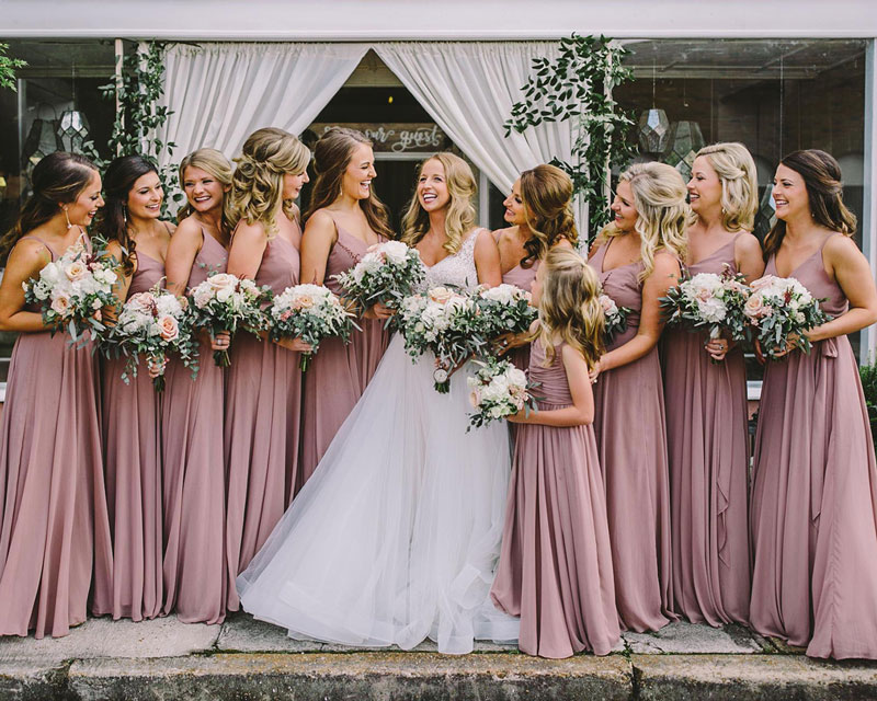 25 Gorgeous Spring Bridesmaid Dresses from Real Weddings | BridalGuide