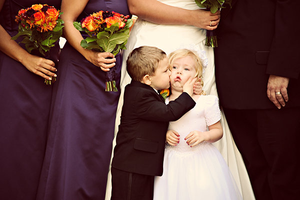 Adorable Ring Bearer in Vest and Bowtie