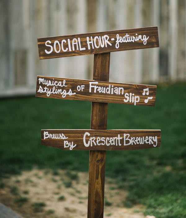 Old-Fashion Wooden Directional Sign Old-Fashion Wooden Directional Sign