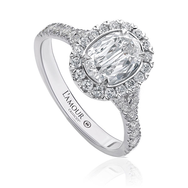 L’Amour Crisscut® Oval Split Shank