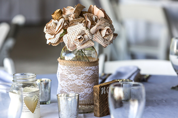 Recycled Centerpieces