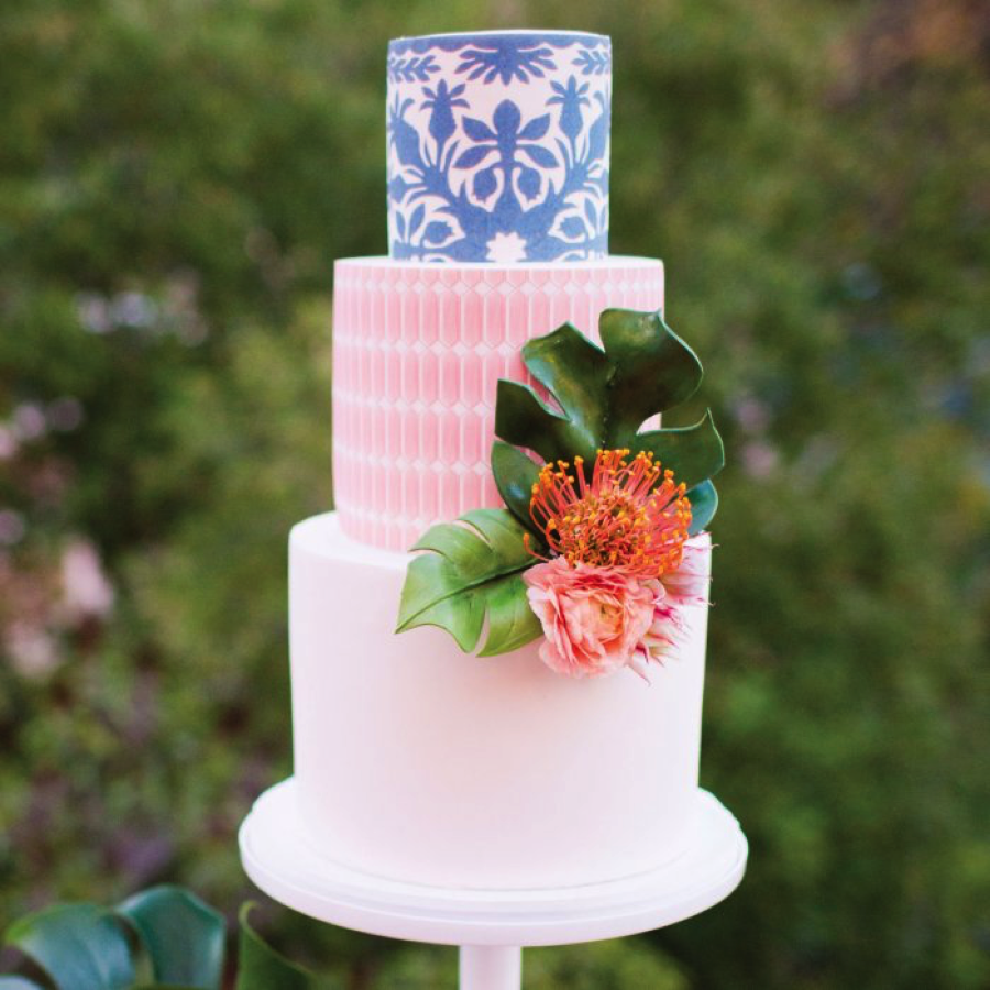 Pink And Blue Patterned Pink And Blue Patterned