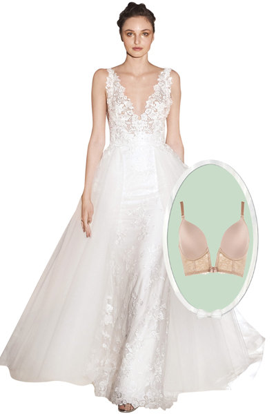 With a Plunging V-Neck