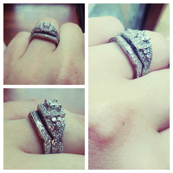 Halo Engagement Ring From Amber Martin Halo Engagement Ring From Amber Martin
