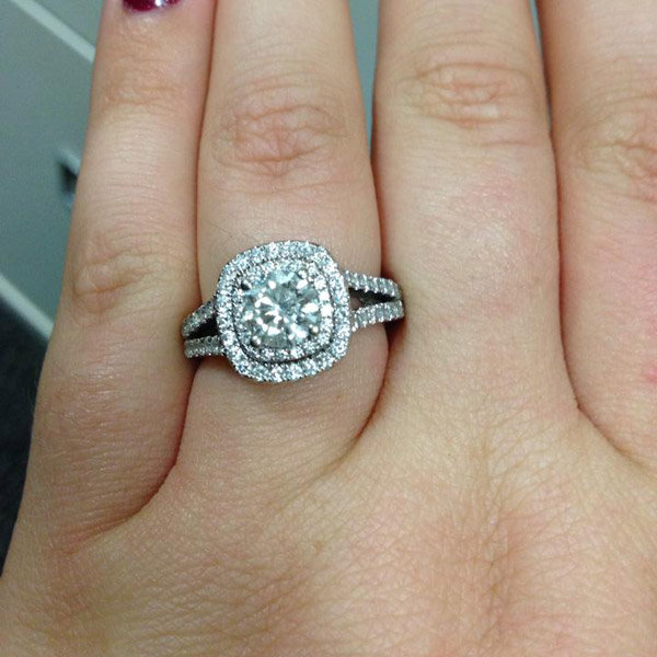 Split Shank Engagement Ring From Aneta Czarnowski Split Shank Engagement Ring From Aneta Czarnowski