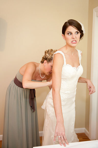 Trying on the Gown (for Real, This Time!)