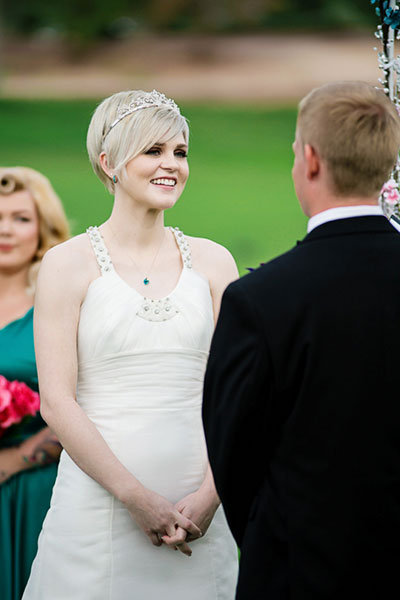 Short Wedding Hairstyle