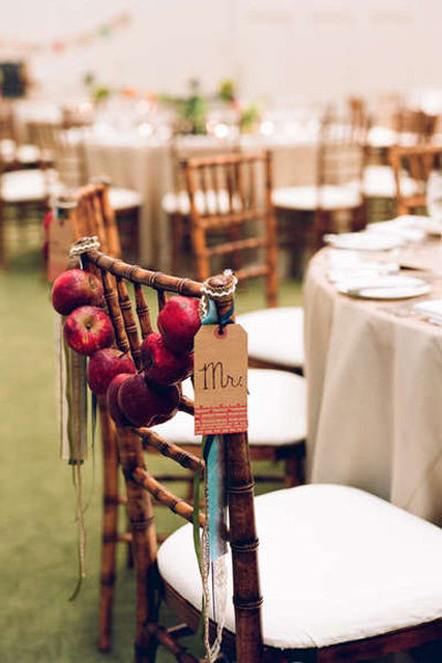 apple wedding theme