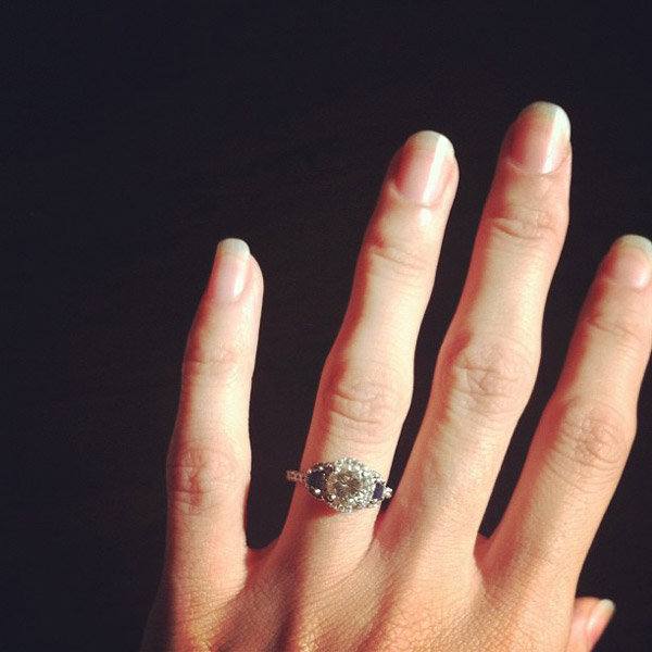 Three Stone Engagement Ring From Ashley Ulicni-Cobb Three Stone Engagement Ring From Ashley Ulicni-Cobb