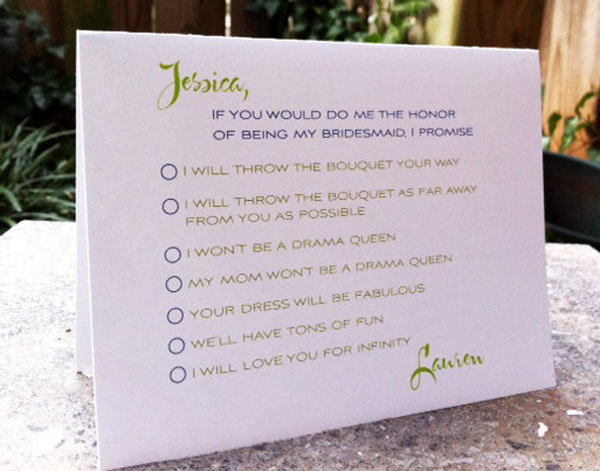 Poke Fun at Bridal Party Clichés Poke Fun at Bridal Party Clichés