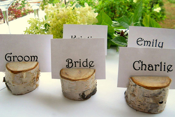 Birch Place Card Holders