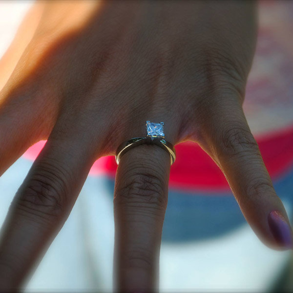 Classic Solitaire Engagement Ring From Carissa Boutelle Classic Solitaire Engagement Ring From Carissa Boutelle