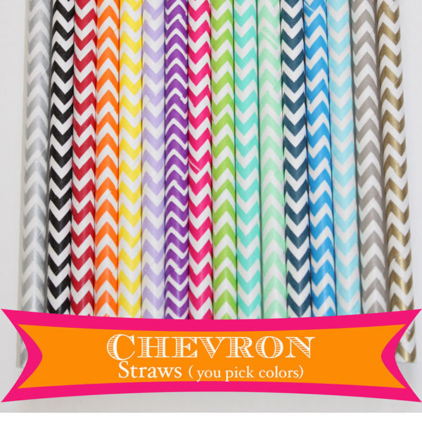 Chevron Straws Chevron Straws