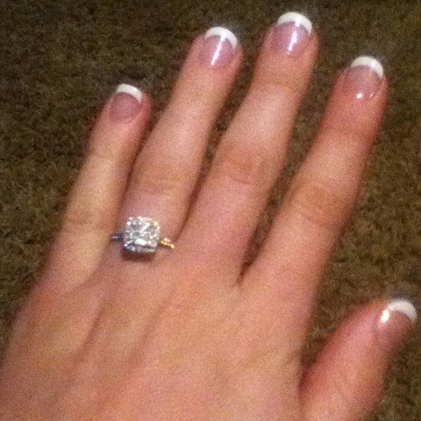 Halo Engagement Ring From Courtney Zeimet Halo Engagement Ring From Courtney Zeimet