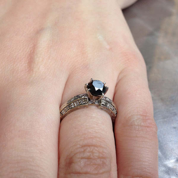 Colored Gemstone Engagement Ring From Delyth Williams Colored Gemstone Engagement Ring From Delyth Williams