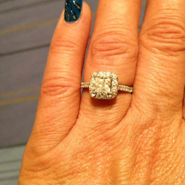 Halo Engagement Ring From Donita Leyva-Iselt Halo Engagement Ring From Donita Leyva-Iselt