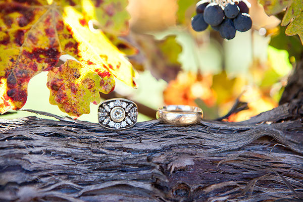 Intricately-Shaped Engagement Ring & Wedding Band Intricately-Shaped Engagement Ring & Wedding Band