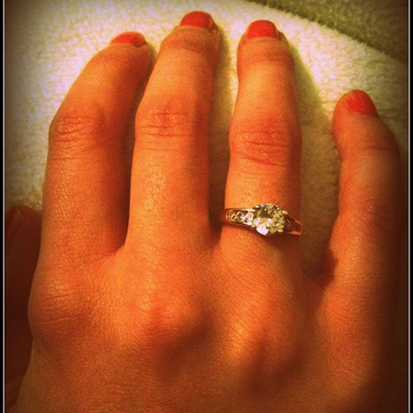 Sidestone Engagement Ring from Ljupka Jovanovska Sidestone Engagement Ring from Ljupka Jovanovska