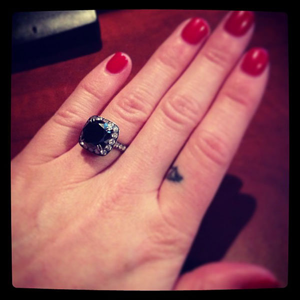 Colored Gemstone Engagement Ring from sashaeisy Colored Gemstone Engagement Ring from sashaeisy