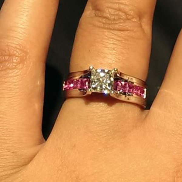 Colored Gemstone Engagement Ring from Zafreen Ali Colored Gemstone Engagement Ring from Zafreen Ali