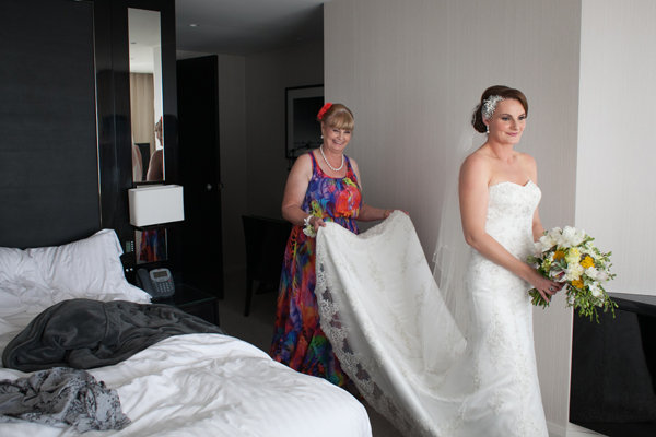 Trying on the Gown (for Real, This Time!)