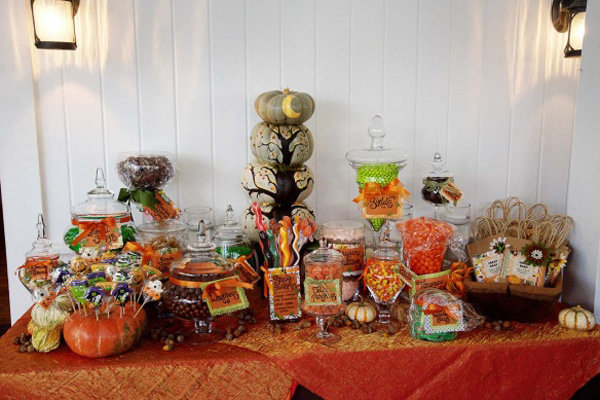 Trick-or-Treat Candy Buffet