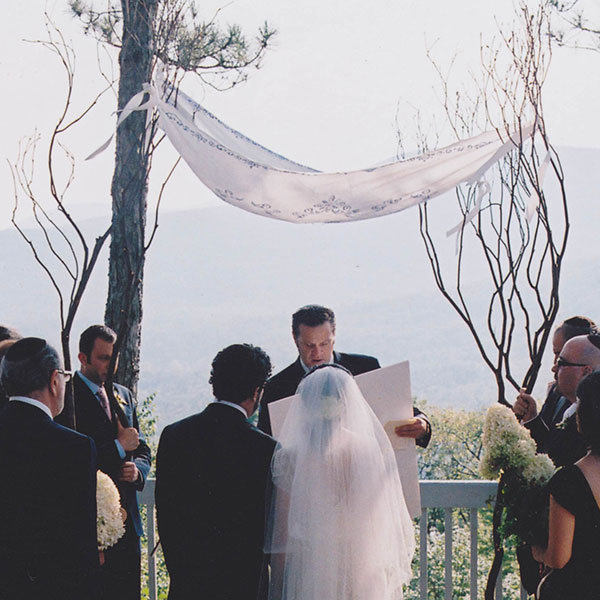 Skip: An elaborate floral chuppah