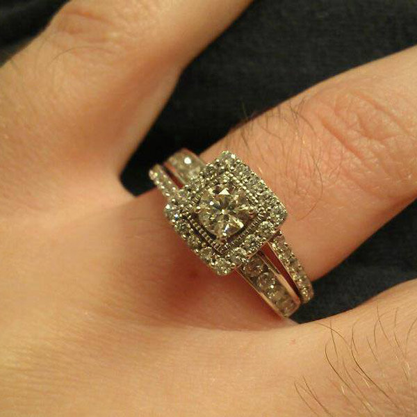 Halo Engagement Ring From Holli Hebert Halo Engagement Ring From Holli Hebert