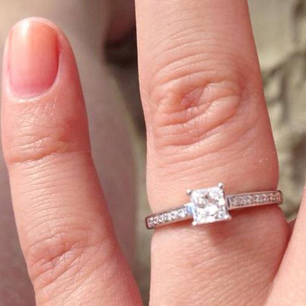 Sidestone Engagement Ring from Hollie Mcnamara Sidestone Engagement Ring from Hollie Mcnamara