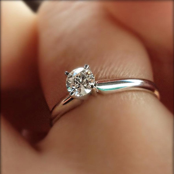 Classic Solitaire Engagement Ring From Jenny Lyn Triguero Classic Solitaire Engagement Ring From Jenny Lyn Triguero