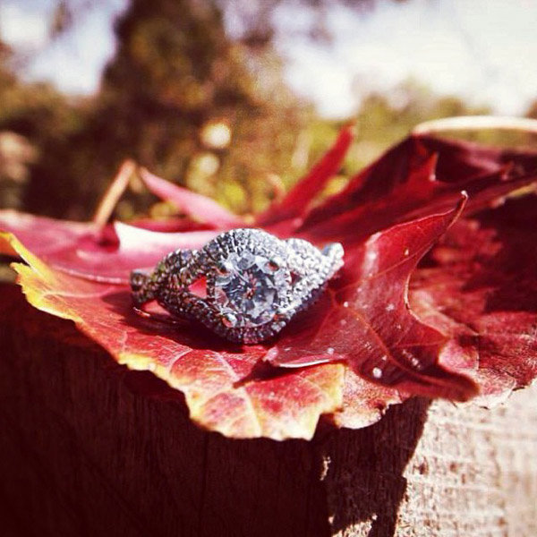 Halo Engagement Ring From Jessica Perry Halo Engagement Ring From Jessica Perry