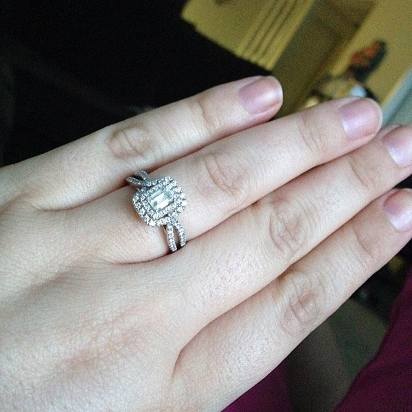 Split Shank Engagement Ring From Justine Haristar Split Shank Engagement Ring From Justine Haristar