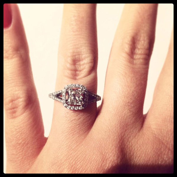 Split Shank Engagement Ring From Korin Bell Split Shank Engagement Ring From Korin Bell