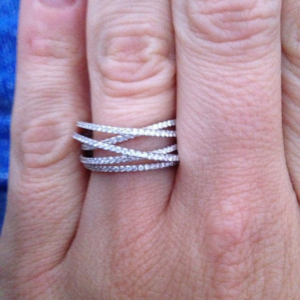 Sidestone Engagement Ring From Leslie Miller Sidestone Engagement Ring From Leslie Miller