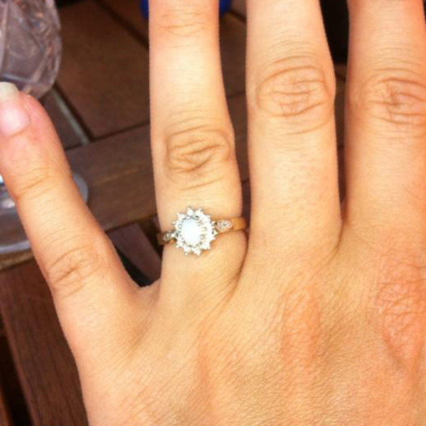 Halo Engagement Ring From Lindsay Egan Halo Engagement Ring From Lindsay Egan