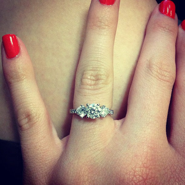 Three Stone Engagement Ring From Marisa Three Stone Engagement Ring From Marisa