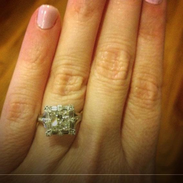Halo Engagement Ring From Melissa Wilkins Halo Engagement Ring From Melissa Wilkins