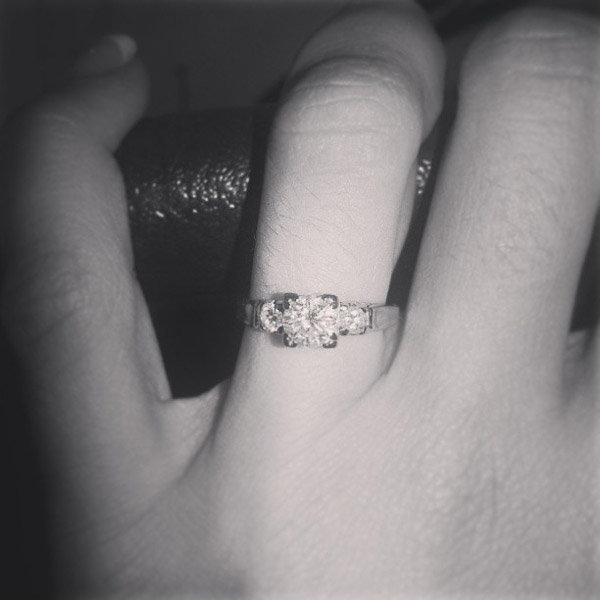 Three Stone Engagement Ring From Nicole Riel Three Stone Engagement Ring From Nicole Riel