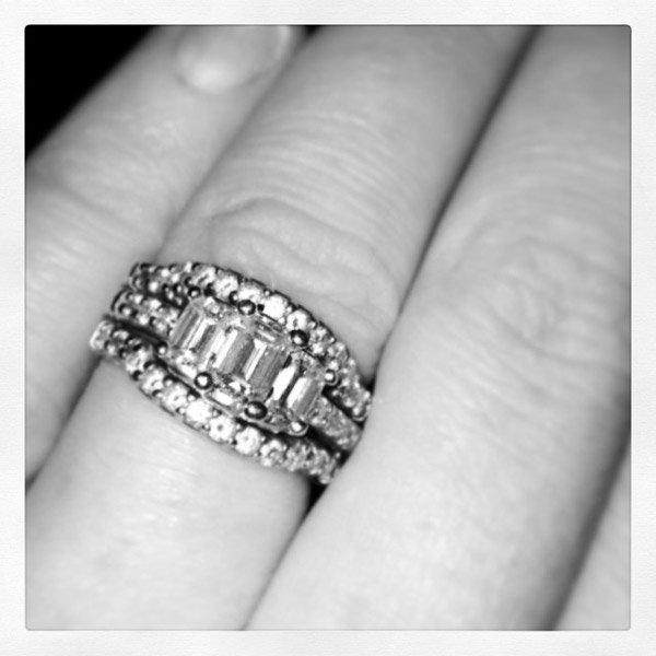 Three Stone Engagement Ring From Rachael Frayne Three Stone Engagement Ring From Rachael Frayne