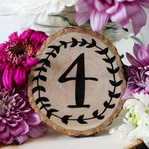 Vintage Wreath Table Numbers Vintage Wreath Table Numbers