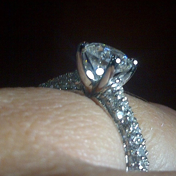 Sidestone Engagement Ring From Samantha Repton Sidestone Engagement Ring From Samantha Repton