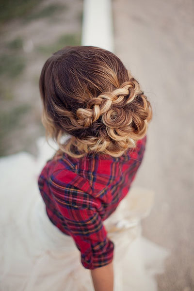 Plaited Hairdo