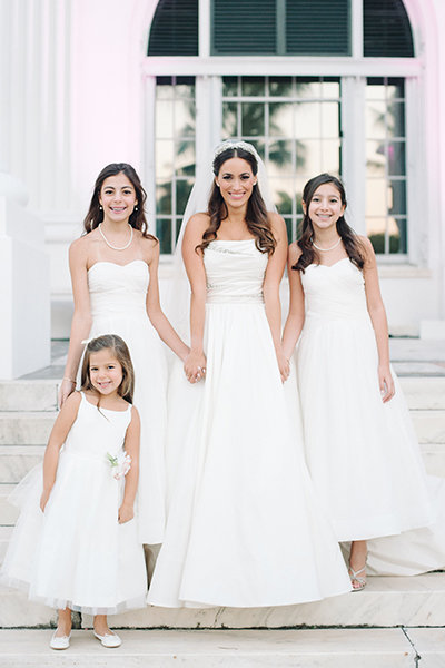 bridesmaids and junior bridesmaids