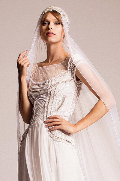 Paired With a Statement-Making Headpiece