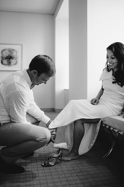 Getting a Hand From Your Groom