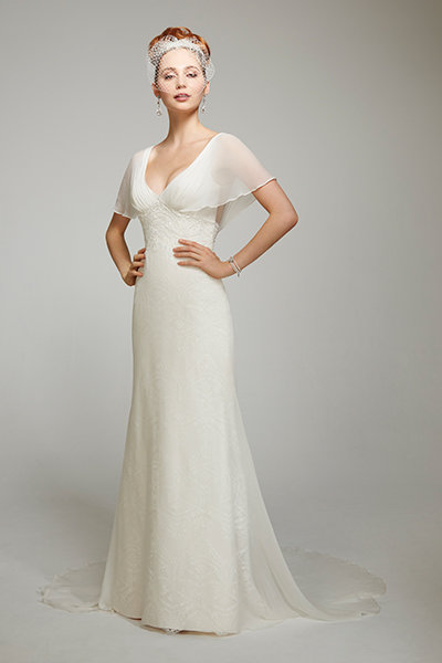 Retro-Inspired Wedding Gown