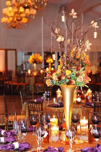 fall wedding centerpieces