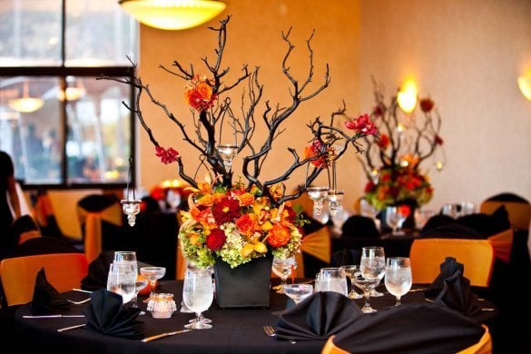 fall wedding centerpieces