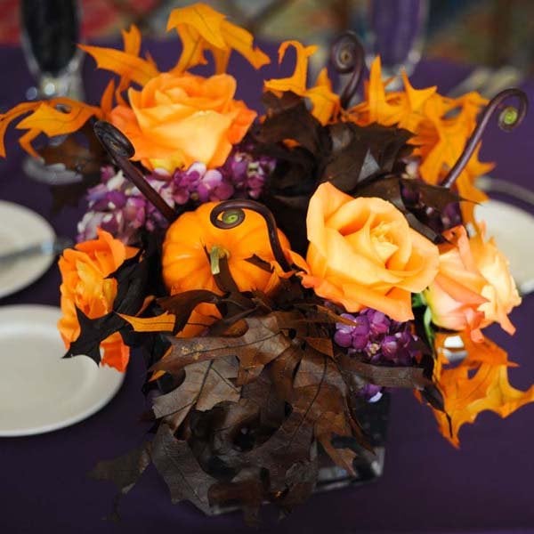 fall wedding centerpieces